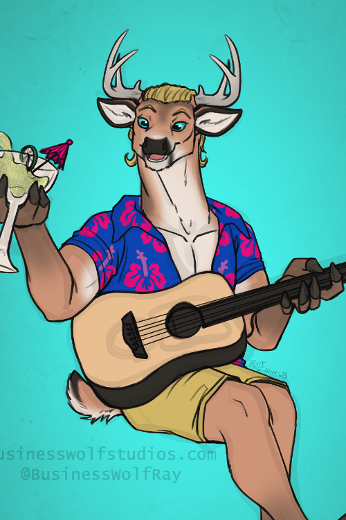 Colored Sketch Commission Example